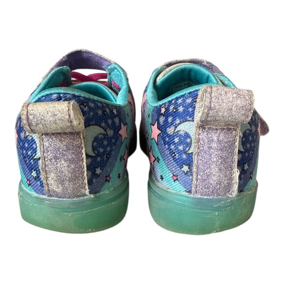 Skechers Twinkle Toes Girls Sz 13 Sneakers Light Up Soles Shoes Original Version - Picture 5 of 8